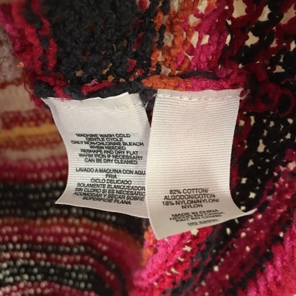 Rachel Roy Multicolor Striped Open Knit Sweater - Picture 6 of 8